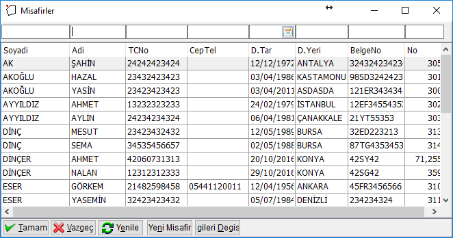 30_Folyo_FolyoDetay.MisafirEkleListeEkrani