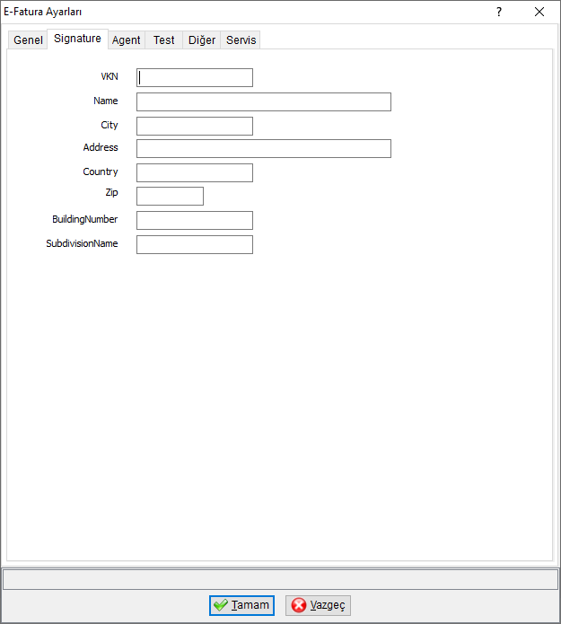 E-Fatura Entegrasyon Ayarlari Signature.PNG