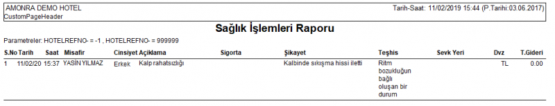 Dosya:CRM Raporlar SaglikIslemleriRaporu Rapor.PNG