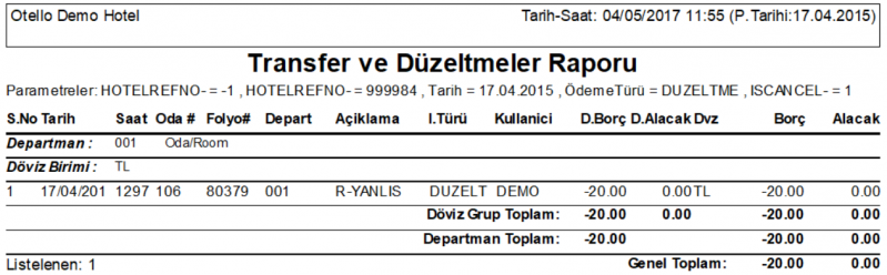Dosya:Transfer Duzeltmeler Raporu Rapor.PNG