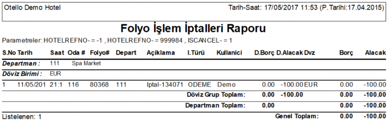 Dosya:Folyo Islem Iptalleri Raporu Rapor.PNG