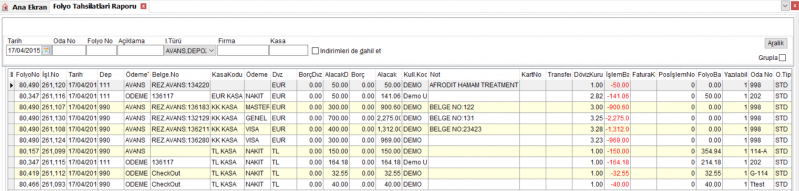 Dosya:Folyo Tahsilatlari Raporu Liste.PNG